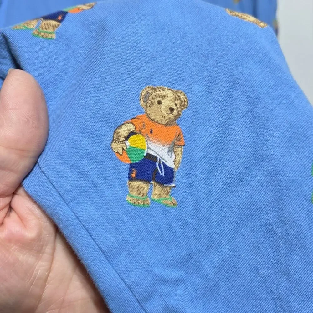 Polo Ralph Lauren Polo Bear Blue Pajama Pants Size XS
